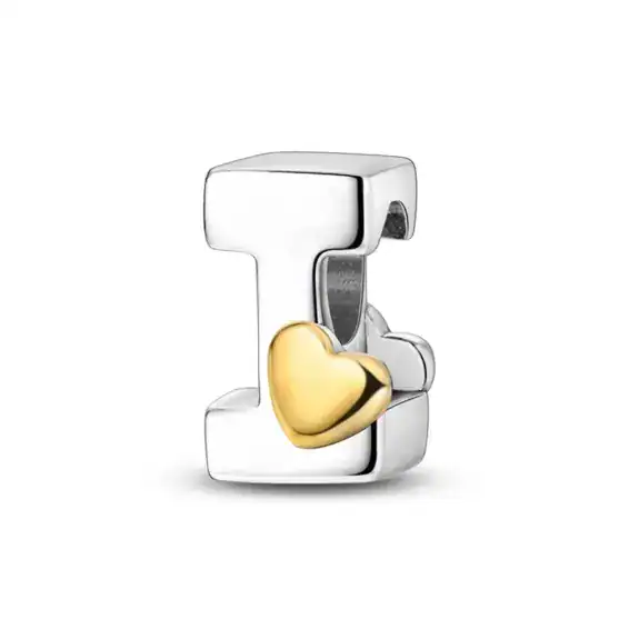 Charm in Argento 925 Compatibile con bracciale Pandora - Lettere - KJC874-I