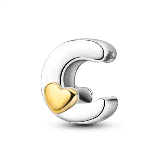 Charm in Argento 925 Compatibile con bracciale Pandora - Lettere - KJC874-C