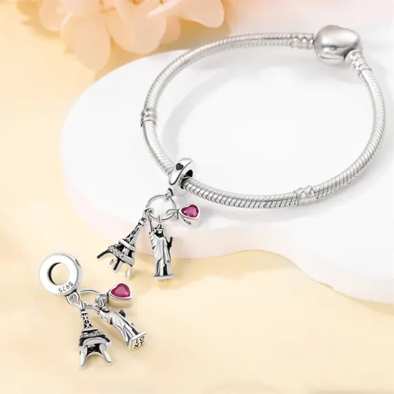 Charm in Argento 925 per bracciale Pandora - Viaggi [EDIZIONE LIMITATA]
