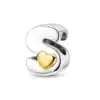 Charm in Argento 925 Compatibile con bracciale Pandora - Lettere - KJC874-S