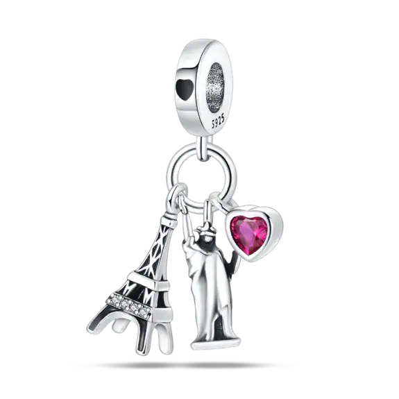 Charm in Argento 925 per bracciale Pandora (Collezione Viaggi) - PAC716