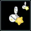 Charm in Argento 925 Compatibile con bracciale Pandora (Collezione Fluo) - PAC480