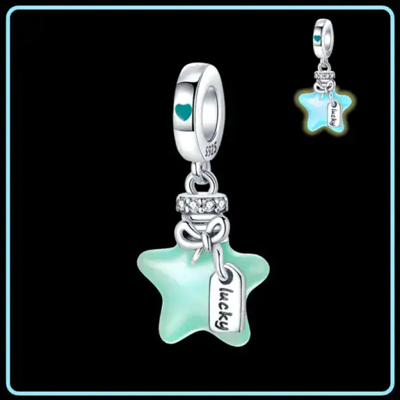 Charm in Argento 925 Compatibile con bracciale Pandora (Collezione Fluo) - PAC479