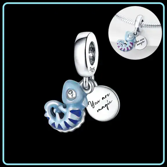 Charm in Argento 925 Compatibile con bracciale Pandora (Collezione Fluo) - CMS1750