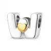 Charm in Argento 925 Compatibile con bracciale Pandora - Lettere - KJC874-W