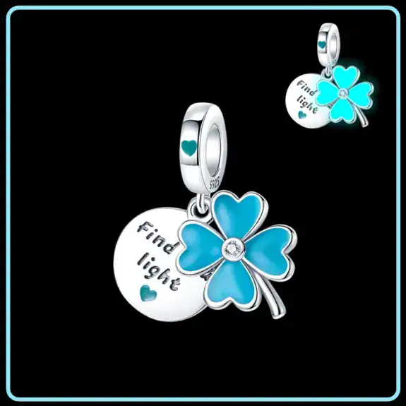 Charm in Argento 925 Compatibile con bracciale Pandora (Collezione Fluo) - PAC478