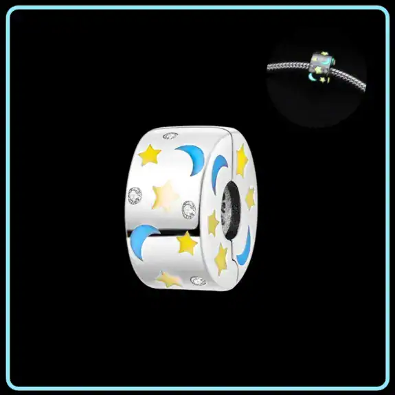 Charm in Argento 925 Compatibile con bracciale Pandora (Collezione Fluo) - KJC598