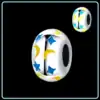 Charm in Argento 925 Compatibile con bracciale Pandora (Collezione Fluo) - PAC484