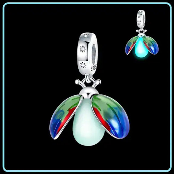 Charm in Argento 925 Compatibile con bracciale Pandora (Collezione Fluo) - PAC510