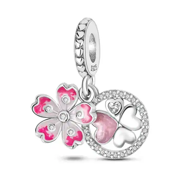 Charm in Argento 925 Compatibile con bracciale Pandora (Collezione Primavera) - KJC085