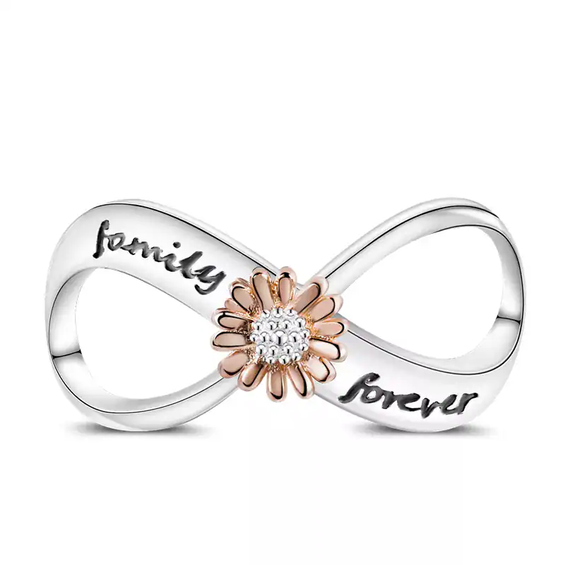 Charm in Argento 925 Compatibile con bracciale Pandora (Collezione Primavera)