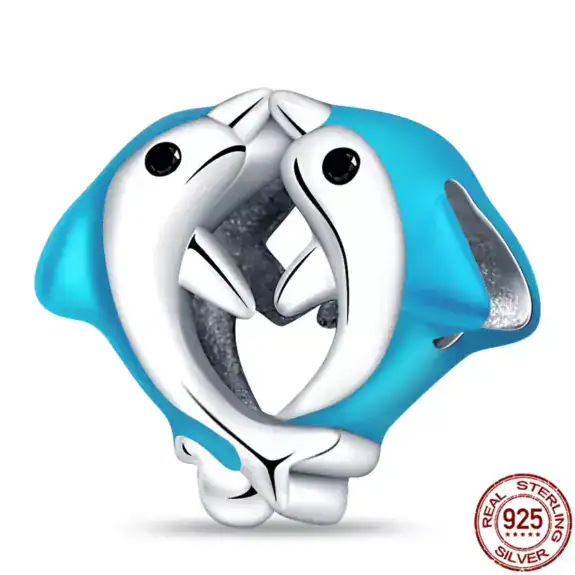 Charm in Argento 925 compatibile con bracciale Pandora (Collezione Oceano) - PAC074