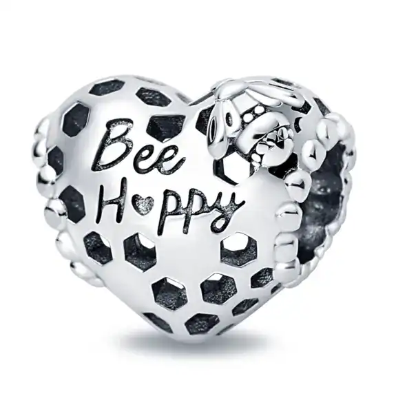 Charm in Argento 925 Compatibile con bracciale Pandora (Collezione Cuore) - CMS2004
