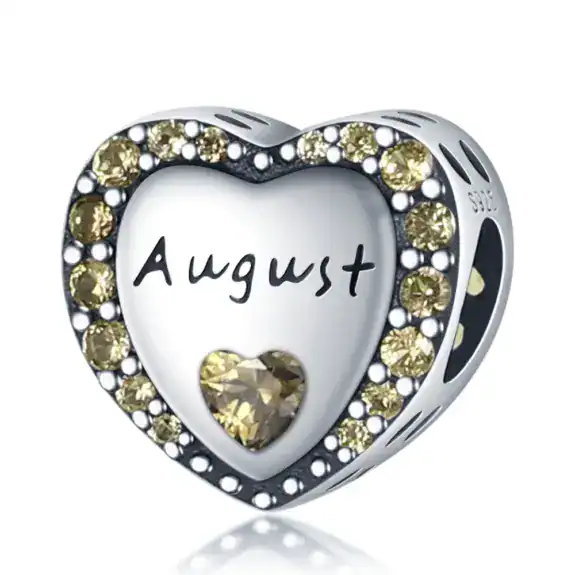 Charm in Argento 925 Compatibile con bracciale Pandora (Collezione Cuore) - PAC1034-8