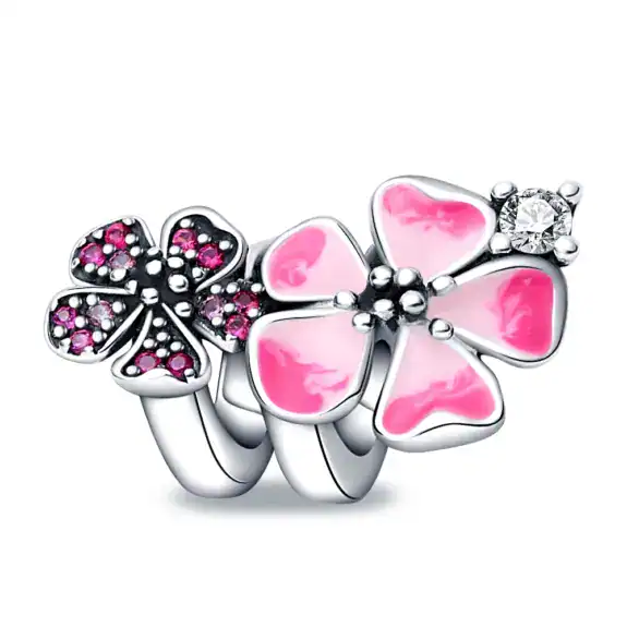 Charm in Argento 925 Compatibile con bracciale Pandora (Collezione Primavera) - PAC082