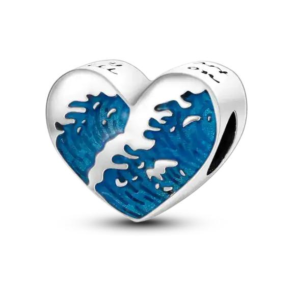 Charm in Argento 925 Compatibile con bracciale Pandora (Collezione Cuore) - KJC259