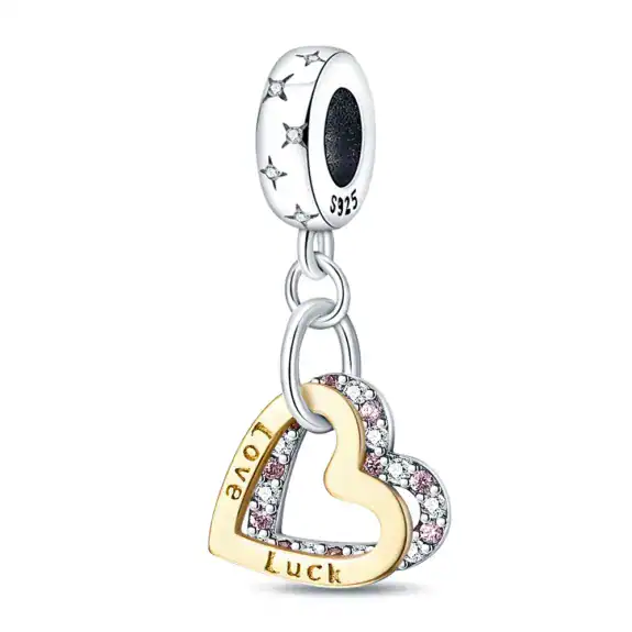 Charm in Argento 925 Compatibile con bracciale Pandora (Collezione Cuore) - PAC279