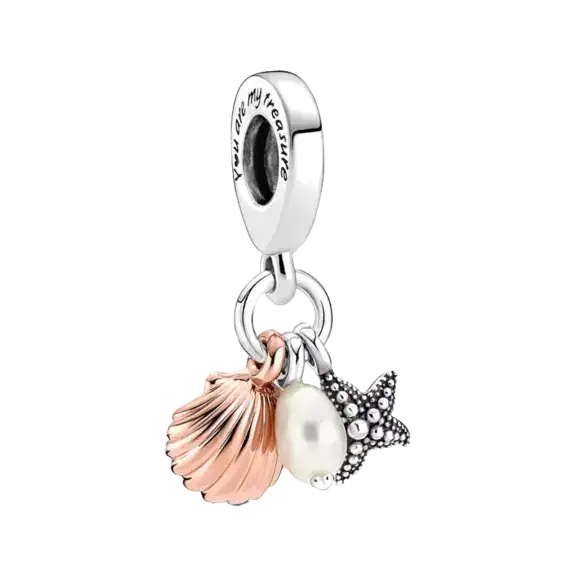 Charm in Argento 925 compatibile con bracciale Pandora (Collezione Oceano) - CMS1758
