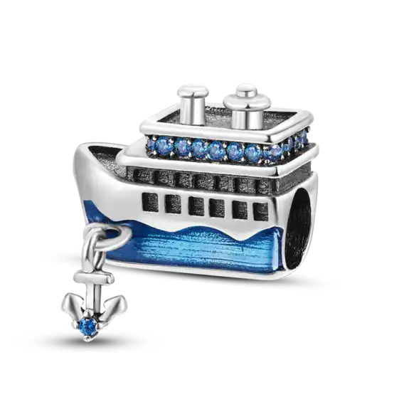 Charm in Argento 925 compatibile con bracciale Pandora (Collezione Oceano) - KJC415