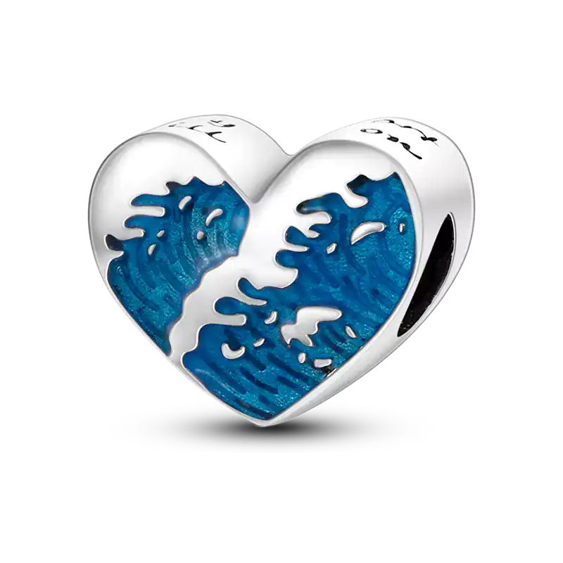 Charm in Argento 925 compatibile con bracciale Pandora (Collezione Oceano)