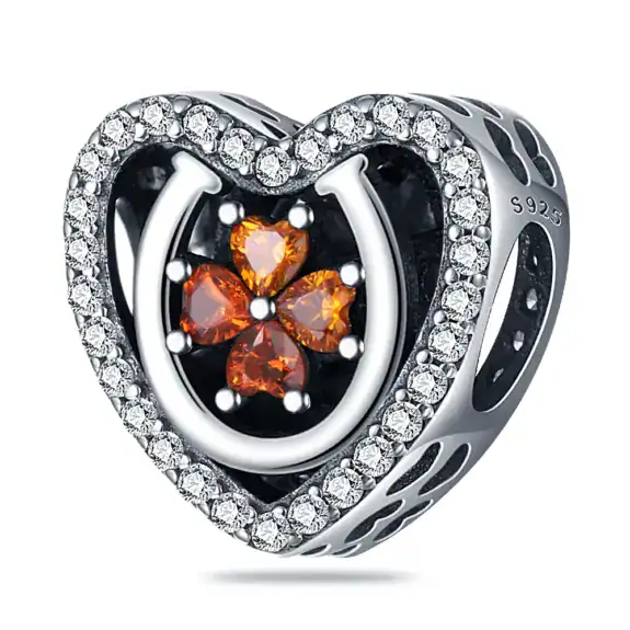 Charm in Argento 925 Compatibile con bracciale Pandora (Collezione Cuore) - PAC193