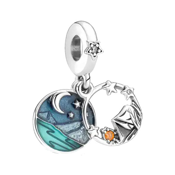 Charm in Argento 925 compatibile con bracciale Pandora (Collezione Oceano) - CMS1753