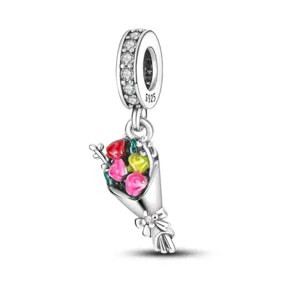 Charm in Argento 925 Compatibile con bracciale Pandora (Collezione Primavera) - KJC129