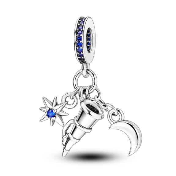 Charm in Argento 925 compatibile con bracciale Pandora (Collezione Oceano) - KJC517