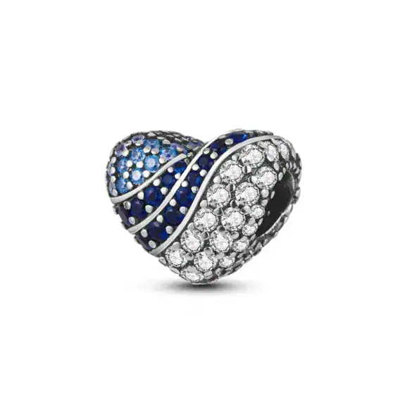 Charm in Argento 925 Compatibile con bracciale Pandora (Collezione Cuore) - KJC275