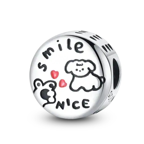 Charm in Argento 925 Compatibile con bracciale Pandora (Collezione Cuore) - PAC579