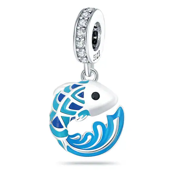 Charm in Argento 925 compatibile con bracciale Pandora (Collezione Oceano) - PAC218