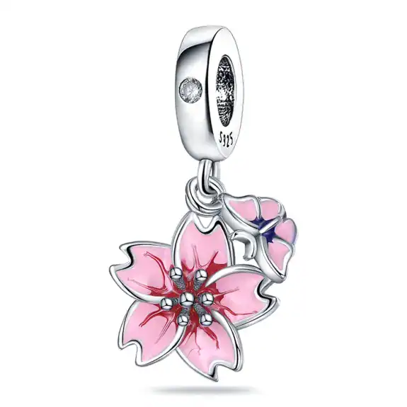 Charm in Argento 925 Compatibile con bracciale Pandora (Collezione Primavera) - PAC1074