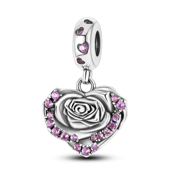 Charm in Argento 925 Compatibile con bracciale Pandora (Festa della Mamma) - KJC237