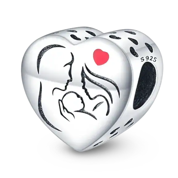 Charm in Argento 925 Compatibile con bracciale Pandora (Festa della Mamma) - PAC409