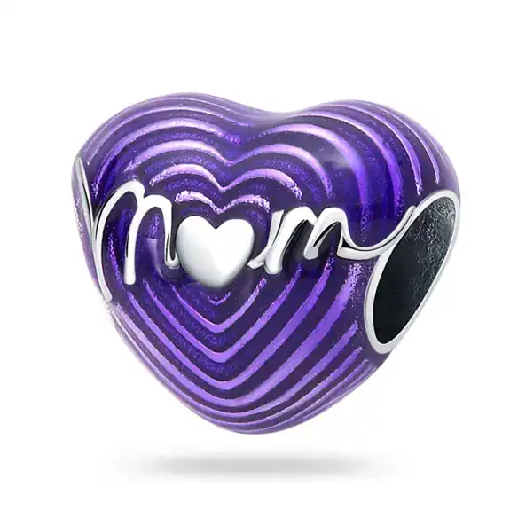 Charm in Argento 925 Compatibile con bracciale Pandora (Festa della Mamma) - CMS1733