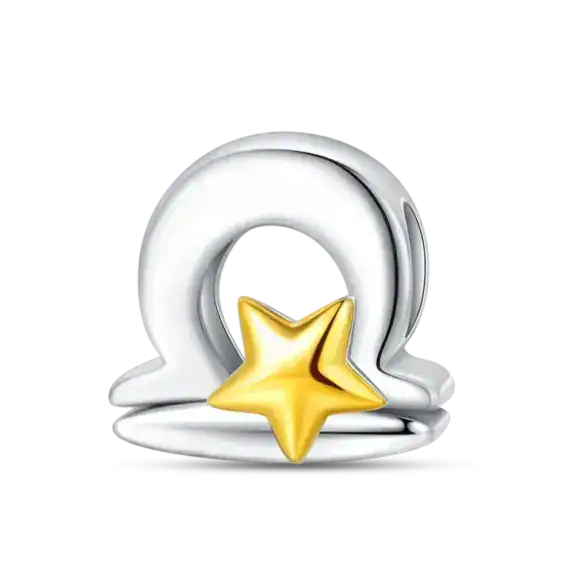Charm in Argento 925 Compatibile con bracciale Pandora (Collezione Zodiaco) - PAC865-7
