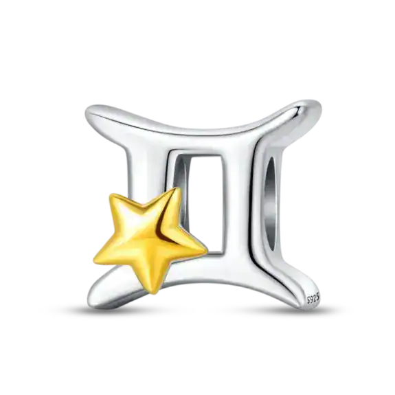 Charm in Argento 925 Compatibile con bracciale Pandora (Collezione Zodiaco) - PAC865-3