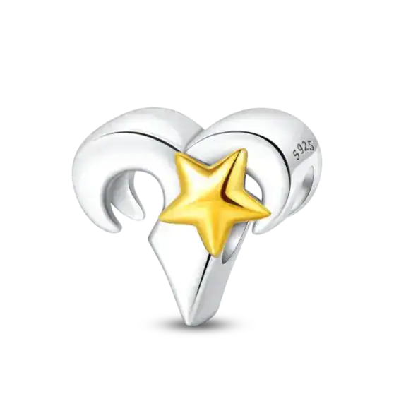 Charm in Argento 925 Compatibile con bracciale Pandora (Collezione Zodiaco) - PAC865-1