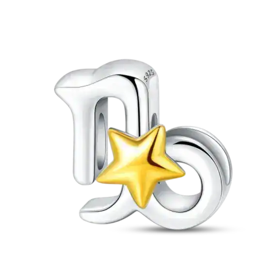 Charm in Argento 925 Compatibile con bracciale Pandora (Collezione Zodiaco) - PAC865-10