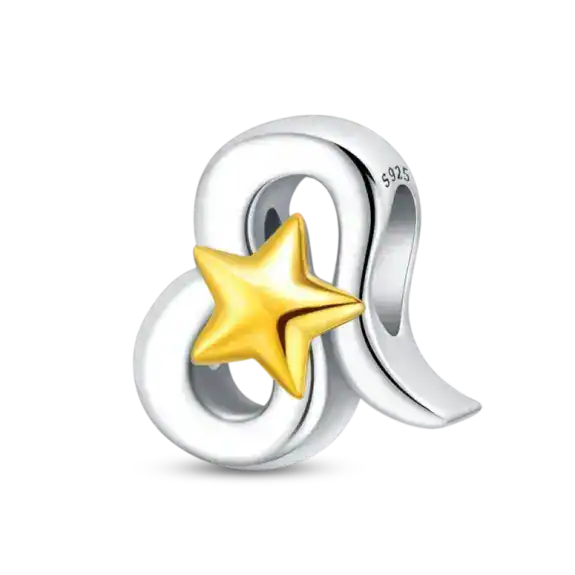 Charm in Argento 925 Compatibile con bracciale Pandora (Collezione Zodiaco) - PAC865-5