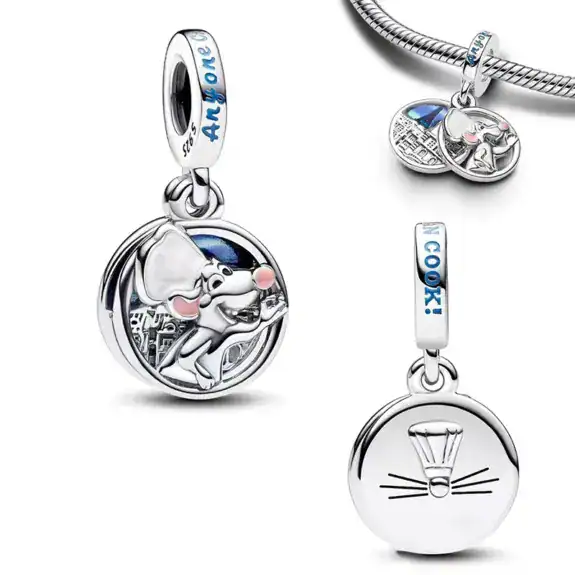Charm in Argento 925 compatibile con bracciale Pandora (Collezione Disney) - WSD002