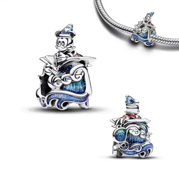 Charm in Argento 925 compatibile con bracciale Pandora (Collezione Disney) - WSD007