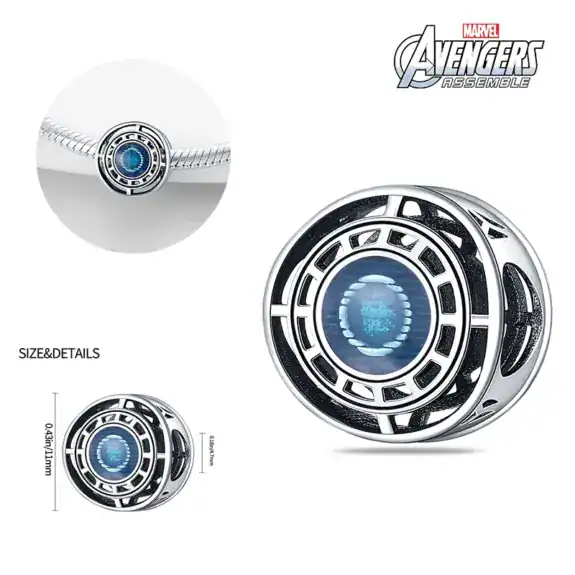 Charm in Argento 925 compatibile con bracciale Pandora (Collezione Disney) - M9