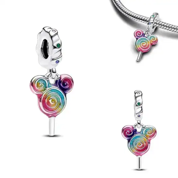 Charm in Argento 925 compatibile con bracciale Pandora (Collezione Disney) - WSD001