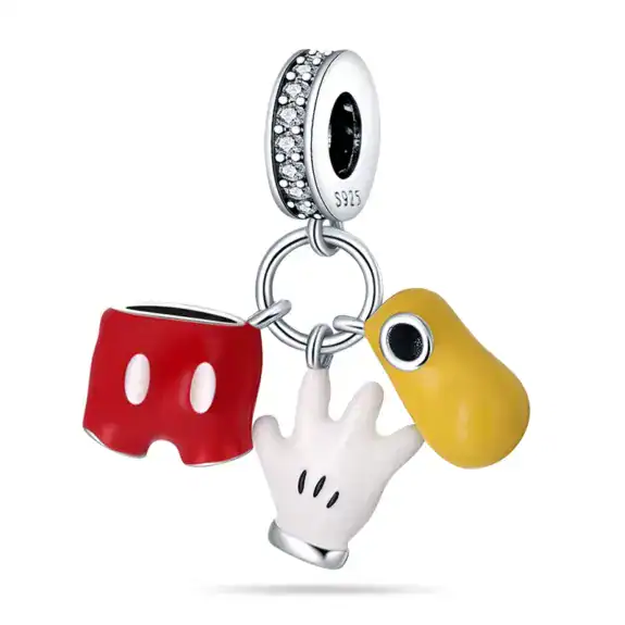 Charm in Argento 925 compatibile con bracciale Pandora (Collezione Disney) - PAD050