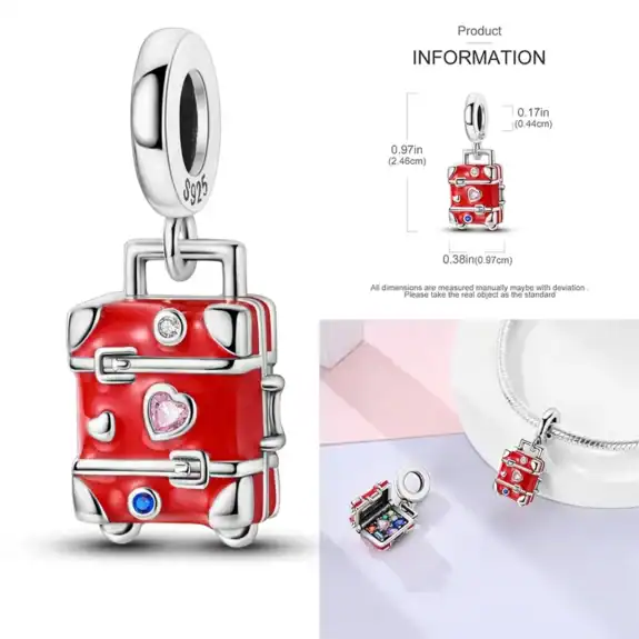 Charm in Argento 925 Compatibile con bracciale Pandora (Collezione Natale) - KTC1141