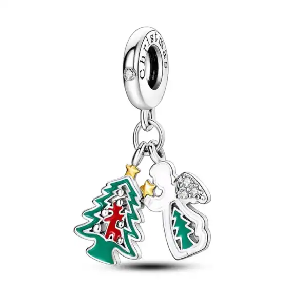 Charm in Argento 925 Compatibile con bracciale Pandora (Collezione Natale) - KTC492