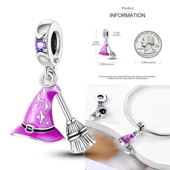 Charm in Argento 925 Compatibile con bracciale Pandora (Collezione Natale) - KTC777