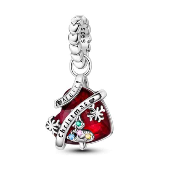 Charm in Argento 925 Compatibile con bracciale Pandora (Collezione Natale) - KSC262