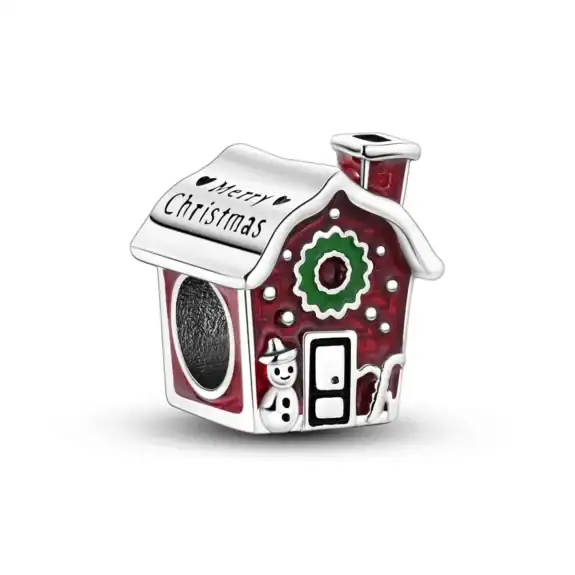 Charm in Argento 925 Compatibile con bracciale Pandora (Collezione Natale) - KTC932